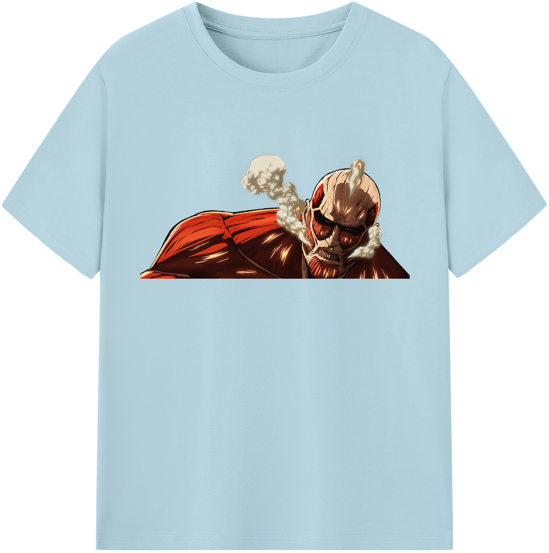 （画像用） 進撃の巨人 Attack on Titan 綿100％半袖Tシャツ（フロントプリント）